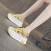 Roman Sandals Women's Hollowed-out Breathable Thick-soled Inner Height-increasing Design Sense Niche Casual Dad Shoes_vogvips.com