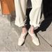 2025 Korean Version New Elastic Mesh Splicing Flat Ballet Single Mary Jane Women's Shoes, Sandals_vogvips.com