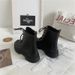 Slim Ins Trend Martin Women 2025 New Shoes Versatile Autumn Winter Fleece British Style Short Boots Black_vogvips.com