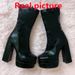 2022 New Women's Shoes Square Toe Chunky Heel Platform All-Season Short Boots Large Size 35-43_vogvips.com