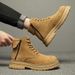 Tooling Boots Men's Outdoor Martin Boots Men's Big Head Big Yellow Boots Fur Retro Men's Boots_vogvips.com