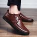 Men's Shoes Low-top Shoes Casual Lace-up Single Shoes Formal Men's Men's Leather Shoes_vogvips.com
