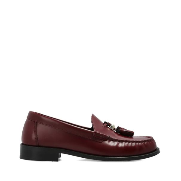 Women's Tassel Loafers Round Toe Casual Shoes Leather Low Top Fashionable Student Martin Style_vogvips.com