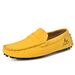 Plus-Size Bean Shoes Loafers For Men, Driving Couple Style, Suede Casual Breathable Leather Shoes For Women_vogvips.com