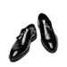 Euro Step Pointed Toe British Style Brogue Carved Leather Shoes For Men_vogvips.com