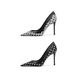 Size 32-45 Black Sexy Versatile High-heeled For Women, New Fashion Single Shoes, Elegant Thin Heel Genuine Leather_vogvips.com