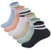Sport Socks Two Bar Sports Socks Thin Mesh Women's Boat Socks Student Striped Short Tube Socks Breathable Cotton Socks_vogvips.com