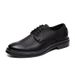 2024 Summer Business Black Casual Fashion Formal Korean Style Breathable Trendy Leather Men's Shoes_vogvips.com