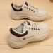 2026 Spring And Autumn New Leather White Sneakers For Women, Versatile Women's Shoes, Comfortable Student Running Sports_vogvips.com