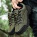 Outdoor Hiking Shoes Men Shoes Low-top Thick-soled Anti-slip Breathable Comfortable Men's Shoes Lace-up Casual Sports Shoes Men_vogvips.com