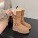 Henan Sanpo Women's Long-Tube Thick-Soled Snow Boots, New Winter High-Tube Fleece-Lined Thickened Wool Riding Boots_vogvips.com