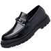 Suitable For All Seasons Autumn New Business Casual Sole Soft Leather Loafers Trendy Men's Fashion Driving Shoes_vogvips.com