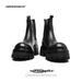 Chelsea Boots Martin Boots Men's Zhongbang Platform Inner Heightening Derby Boots Fleece Short Boots_vogvips.com