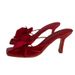 Fashion Travel Beach Shoes Europe And The United States 2024 New Flowers Decorated Clip Toes High-heeled Sandals Slippers Female Summer External Wear_vogvips.com