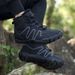 Winter Snow Boots Men Shoes Women Anti-slip Warm Soft Plush High-top Casual Shoes Flat Durable Outdoor Hiking Shoes Men_vogvips.com
