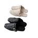 Women's Retro Leather Buckle Slip-On Mule Half Slippers Tassel Carved Sheepskin Closed Toe Versatile And Easy To Wear_vogvips.com
