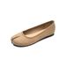 Shallow Single Shoes Women's Flat-bottomed French Temperament Split-toed Shoes One Pedal Retro Pig's Trotters Shoes_vogvips.com