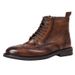 European Warm Series British Martin Brogue High-top Carved Men's Trendy Casual Shoes Thick-soled Leather Boots_vogvips.com
