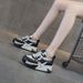 2025 Spring New Dad For Female Students Korean Style Thick Sole Height Increasing Versatile Hot-Selling Casual Fashion_vogvips.com