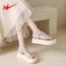 Double Star Bate Rhinestone Flat-Toe Clip-On Sandals For Women 2025 Summer Outdoor Wear Niche Fashion High-End Design To_vogvips.com