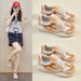 Dexun Little White Shoes Women's Mesh Breathable Students Running Sports Leisure_vogvips.com