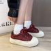 Summer New Flat Sports Thick Soled Bread White Shoes, Women's Niche Versatile Board Casual Trendy Shoes_vogvips.com