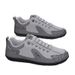 Men's Four Seasons Breathable Leather Thin Mesh Slip-On Sneakers Sports Retro Casual Board Forrest Gump White Shoes_vogvips.com