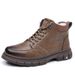 European Warm Series New Men's Winter Fleece Lined Warm Non-Slip Casual High-Top Business Cotton Leather Shoes Martin Boots_vogvips.com