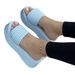 Petite Women's Platform Flip Flops Summer Casual Beach Sandals Outdoor Slippers Stylish Trendy Footwear_vogvips.com
