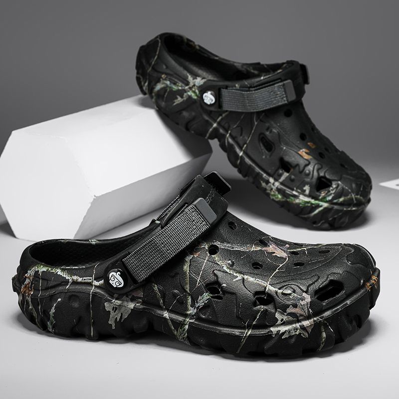 Summer Men's New Home Garden Shoes Comfortable And Lightweight Men Slippers Non-Slip Soft Bottom Flip Flop Sandals_vogvips.com