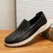 New set of foot comfortable bean shoes flat light breathable men's casual shoes_vogvips.com