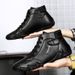 Casual Shoes Leather Shoes High-top Leather Boots Velvet Beanie Shoes Cotton Shoes Genuine Leather Martin Boots Men's Shoes_vogvips.com