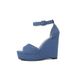 Suede Platform High Heels Women S New Fish Mouth Bag With A Line Belt Fashion Sandals_vogvips.com