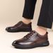 New men's leather shoes commuter business leather casual shoes men's sports fashion shoe board_vogvips.com