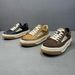 Men's Leather Sneakers For Spring, Thick Soled Sports Shoes, Trendy And Versatile, Low Top Casual Shoes_vogvips.com