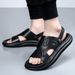 Top-layer Cowhide Slippers For Summer Outdoor Wear, Non-slip, Odor-resistant Beach Shoes, Genuine Leather High-end Men's_vogvips.com