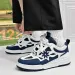 Top Men Casual Fashion Designer Black Outdoor Sport Skateboarding Shoes Male White Trainers Plate-forme Sneakers_vogvips.com