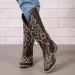 Embroidery Cowboy For Knee High Med Calf Vintage Western Cowgirl Boots Women Heeled Casual Shoes Autumn Block Heel_vogvips.com