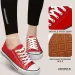 DESINCE Women Lace Up Woman Low Sneakers Casual Solid Color Women's Shoes WS 070_vogvips.com