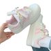 2025 Spring And Autumn New Color-Block Women's Sneakers, Versatile Niche Thick-Soled White Casual Sports Shoes, Loafers_vogvips.com