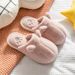 Plush Slippers Cute Women Winter Cartoon Cat Paw Couple Home Non-Slip Warm Indoor Maternity Men's Cotton Shoes_vogvips.com