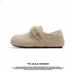Flat Sole Hidden Wedge Slip-On Fleece-Lined Women's Shoes 2025 New Autumn Winter Lazy Style Gentle Wind Loafers_vogvips.com