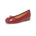 French Fairy Style Bow Inner Height-increasing Single Shoes Female Shallow Mouth Gentle Evening Ballet Shoes_vogvips.com