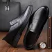 Man Sport Shoe Loafers Men Non-slip Leher Slip-on Black Driving Sneakers Male Dress Shoes Light Brehable Footwear_vogvips.com