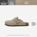 New Retro Women's Shoes Summer Outdoor Fishing Thick Sole Non-Slip Closed Toe Half Slip Slip-On Soft Soled_vogvips.com