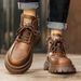 European Warm Series Autumn Winter New Heel High Top Side Zipper British Style Martin Cold Adhesive Workwear Casual Thick Sole Sports Men's_vogvips.com