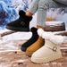 Women's Winter Snow Boots With Thick Fur Lining, Non-Slip Rubber Sole & Chunky Platform For Extreme Warmth & Comfort_vogvips.com