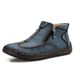 TerraStride New Martin Boots High Top Leather Slip-On Large Size Casual Men's Autumn Warm Lazy 2025 Shoes_vogvips.com