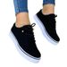 Women's Shoes Spring And Summer New Lace Up Shoes Comfortable Casual Women's Shoes Round Toe Flat Bottom Solid Color Single Shoes For Women_vogvips.com