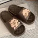 2026 New Cute Capybara Design Thick Sole Women Slippers Slides Bathroom Beach Indoor Sandals Summer Couple Shoes_vogvips.com